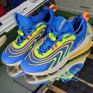 Mens 11.5 Nike Air Max 270 React ENG sneakers "Soar Volt Orange"   Awesome.